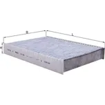 Filtr, vzduch v interiéru KNECHT LAK 686