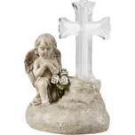 Anděl s LED solárním křížem 20 x 15 x…