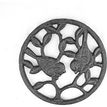 Podtácek Litinová podložka Ptáčci - bez patiny