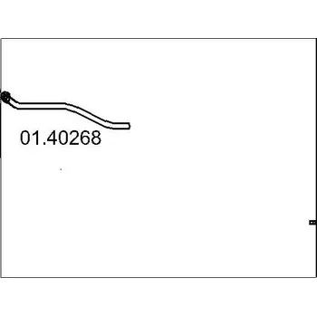 Výfuková trubka Výfuková trubka MTS 01.40268