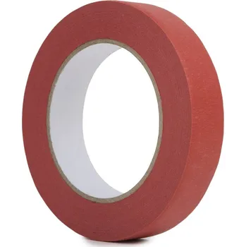 Lepicí páska Papírová lepicí páska 24mm x 60yds Červená