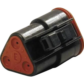 Elektrický konektor TE Connectivity DT 06-3S-CE06 kulatý faston, 1 ks