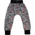 Rostoucí dětské tepláky Motorky; Barva: černá; Velikost: 98