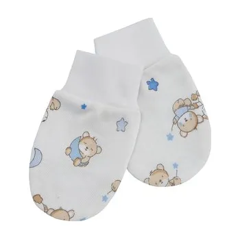 Kojenecký body Rukavice bavlna potisk; Barva: medvídek bílá/smetanová; Velikost: 62