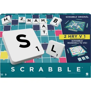 Mattel Scrabble Originál 2v1 CZ