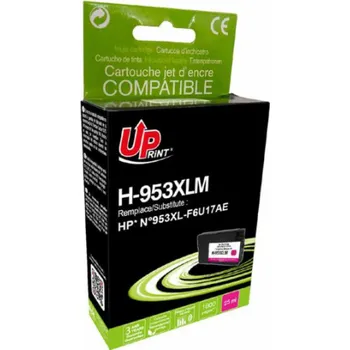 Inkoust kompatibilní s inkoustem UPrint s F6U17AE, HP 953XL, purpurová (H-953XLM)