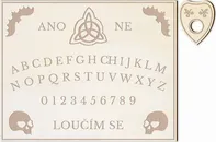 Ouija spiritistická tabulka