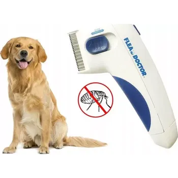 Kartáč pro zvířata Hřeben proti blechám pro psy a kočky