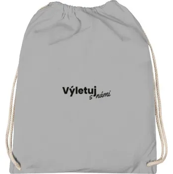 Sportovní vak Vak na záda s potiskem Vak Výletuj s námi