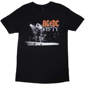 Pánské oblečení Merch AC/DC: Ac/dc Unisex T-shirt: On Stage Fifty (back Print) (medium) M