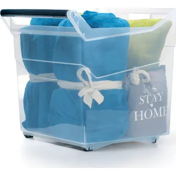 Úložný box Prosperplast Úložný box, úzký s madlem, systémový NUK, 38x38x38, 44l