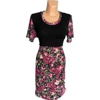 Dámské šaty Šaty, Barva Jako na obrázku, Velikost XXL 48, Materiál 96% Viskoza 4% Lycra