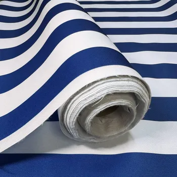 Venkovní látka na zahradní lehátka a houpací sítě, Bílo-Chabrová, 5 cm