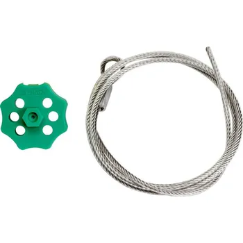 Ventil Šestihranný uzavírací systém, dvojitý, se zeleným kabelem