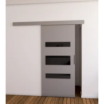 Interiérové dveře Posuvné dveře STANDART D90, Šedá