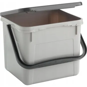 Úložný box Rotho Nádoba na prací prášek, granule nebo bioodpad 4.5 l šedá