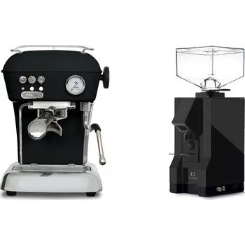 Kávovar Ascaso Dream ONE, Dark Black + Eureka Mignon Silenzio, BL black
