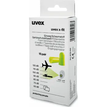 Špunt do uší uvex x-fit Minibox, 15 Paar