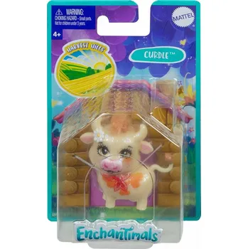 Mattel ENCHANTIMALS 81721 zvířecí kamarád třpytivý kráva CURDLE