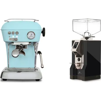 Kávovar Ascaso Dream ONE, Kid Blue + Eureka Mignon Specialita, CR black