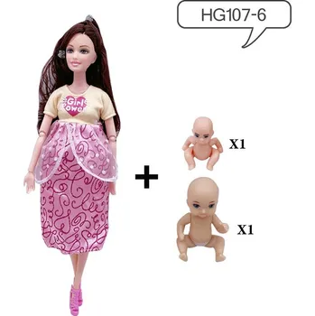 Barbie Těhotná panenka s miminky (30 cm) Barva: 6