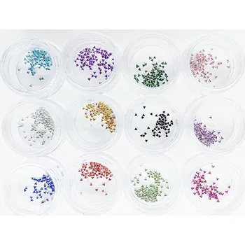 Kamínky 1,5mm TRIANGLE - sada č.6: mix 12ks