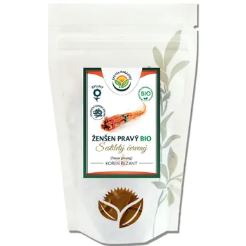 Přírodní produkt Salvia Paradise Ženšen pravý červený 6letý krájený BIO