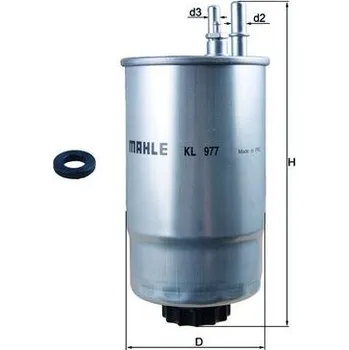 Filtr do auta Palivový filtr MAHLE KL 977D
