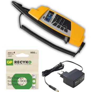 Revizní přístroj GIGATESTpro + 4ks AAA AKU + nabíječka