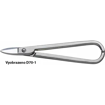 Nůžky na plech Zlatnické nůžky Bessey D71-1 obloukové břity