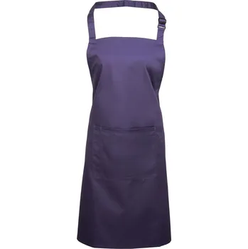 Kuchyňská zástěra Premier Workwear Keprová pracovní zástěra s kapsou z kolekce Colours Collection Barva: Fialová, Velikost: 72 x 86 cm PW154