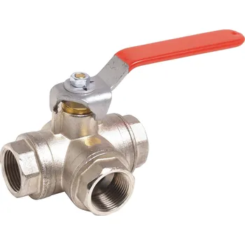 Ventil SFERACO - Francie | Kulový kohout (ventil) trojcestný SFERACO do L - třícestný - 1/4" 5130