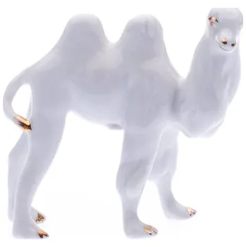 Velbloud, český porcelán , výška 6 cm, Royal Dux Bohemia