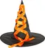 Karnevalový kostým Dětský kostým Čarodějnice sada 3 ks KX4431 oranžový/černý 3-6 let