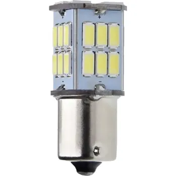 Autožárovka BA15D, 30 SMD 5730 LED, 6V - Bílá