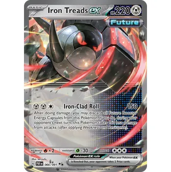 Volný čas Pokémon Iron Treads ex 066/091 - Paldean Fates