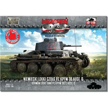 Plastikový model 1/72 Pz.Kpfw 38(t) Ausf. D German light tank