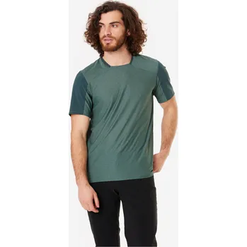 cyklistický dres ROCKRIDER Pánský dres na horské kolo prodyšný S ZELENÁ