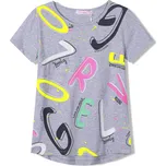 Dívčí tričko - KUGO HC9335, šedý melír Barva: Šedá, Velikost: 164