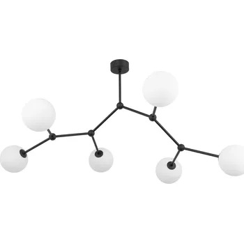 TK Lighting Fairy stropní světlo 6x6 W bílá-černá 4856