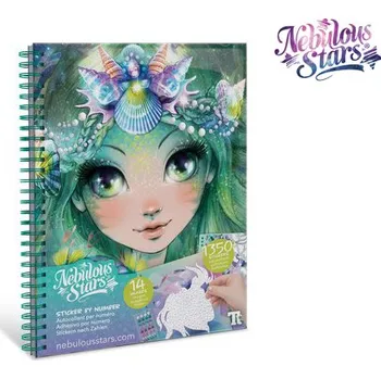 kreativní sada Nebulous Stars nálepkové obrázky podle čísel