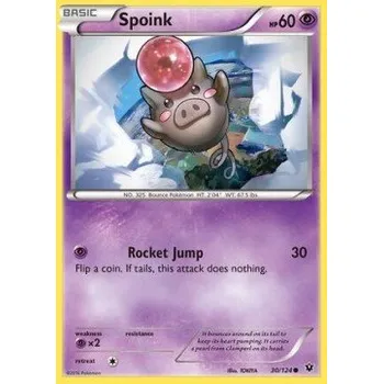 Sběratelská karetní hra Pokémon FCO 030/124 Spoink - Fates Collide Stav: Excellent, Verze: NORMAL