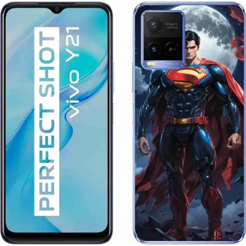 Pouzdro na mobilní telefon Gelový kryt mmCase na Vivo Y21/Y21s/Y33s - superman