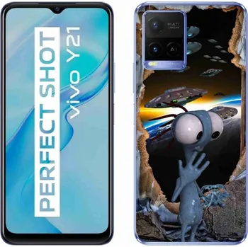 Pouzdro na mobilní telefon Gelový kryt mmCase na Vivo Y21/Y21s/Y33s - mimozemšťan