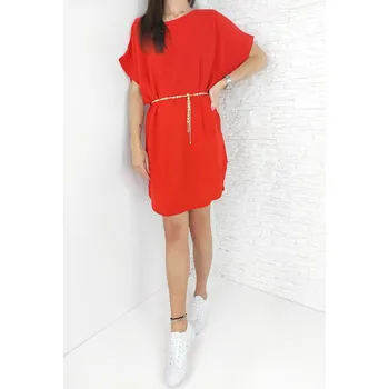 Dámské šaty Italian style Červené šaty LA-3221R Velikost: XS-XL