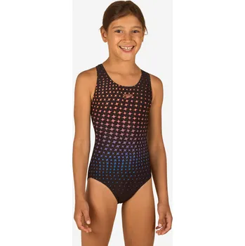 Dívčí plavky SPEEDO Dívčí plavky jednodílné Speedo Splashback 14 LET MODRÁ|ORANŽOVÁ|ČERNÁ
