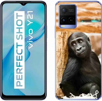 Pouzdro na mobilní telefon Gelový kryt mmCase na Vivo Y21/Y21s/Y33s - gorila