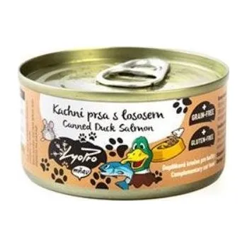 Krmivo pro kočku Lyopro CAT konzerva 85g - 8 druhů Provedení: Kachní prsa s lososem