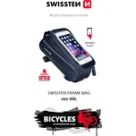 Vodotěsné pouzdro na kolo Swissten XXL - černé