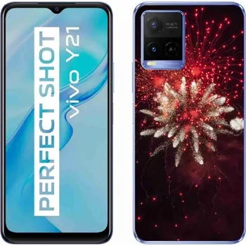 Pouzdro na mobilní telefon Gelový kryt mmCase na Vivo Y21/Y21s/Y33s - ohňostroj